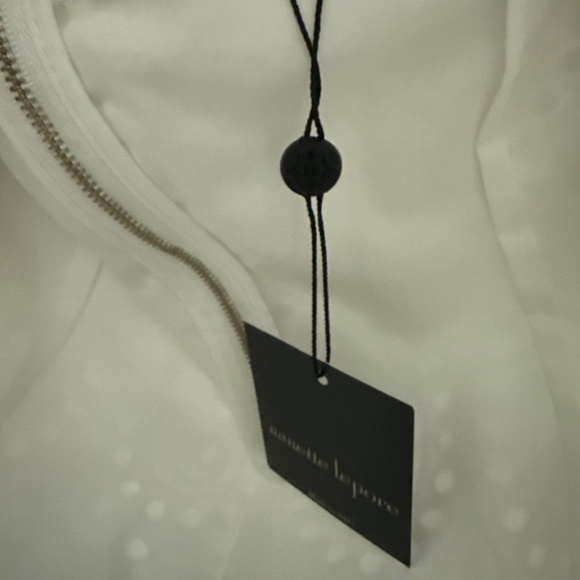 Nanette Lepore Hook, Line, Sinker Lace Cold Shoulder Top Size 8 NWT OTHER - Picture 11 of 13